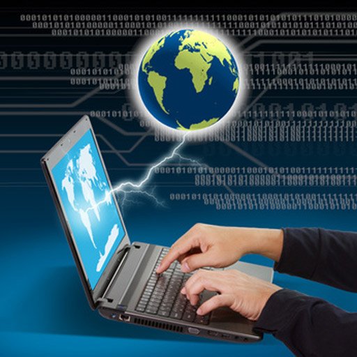 typing male hands  internet concept